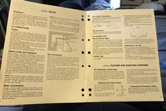 Fostex Model R8 8-track Recorder/Reproducer Owner’s Manual vintage Book NM