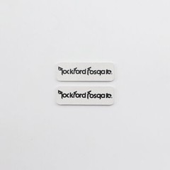 Rockford Fosgate Speaker Logo Badge Custom Made 32.5mm(1.28″)X11mm(0.43″)