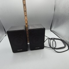 Vtg Realistic Minimus 3.5 Speakers 15W Input 8 Ohms 40-1996A Untested 3.5″ X 5″