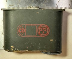 Vtg Military ECI High Voltage Power Supply Hebrew Text 16000 Volts Olive Green
