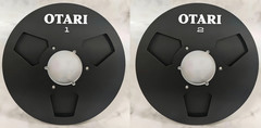 One Pair 10.5” Black Otari Tape Reel Aluminum For Reel To Reel Tape Recorder