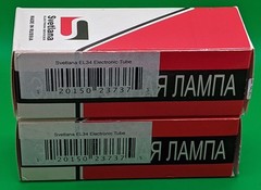 Matched Pair (2) Svetlana EL34/6CA7 tubes – Russia