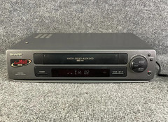 Sharp VHS HQ Video Cassette Recorder Player VC-A343U Gray Color