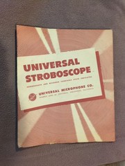 Vtg 1944 UNIVERSAL STROBOSCOPE – Universal Microphone Co.