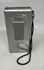 Sony FD-20A Silver Black Handheld Antenna Portable TV Watchman With Strap