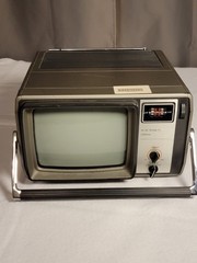 Vintage 1983 Portable TV Radio JC Penney 685-1036A CRT Made In Taiwan