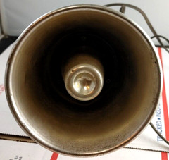 Vintage Calrad Trumpet Horn Speaker Model 20-216 Made In Japan