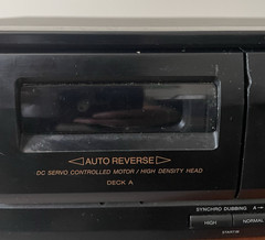 SONY TC-WR 465 Double Cassette Deck Auro Reverse Tested Works Made in Malaysia
