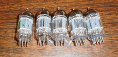 LOT 5 EACH SYL 5814A TRIPLE MICA TUBES TESTED VERY STRONG TV7/D