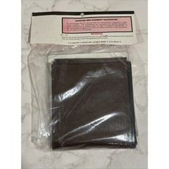 NOS VTG VCR VHS Player Brown Vinyl Dust Cover w Clear Front For Small Universal