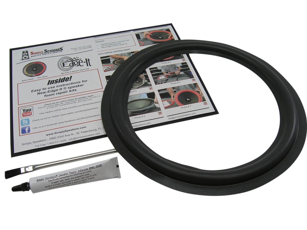 Velodyne F-1200 S-1200, Subwoofer 12″ Woofer Parts Foam Edge Kit # FSK-12A-1