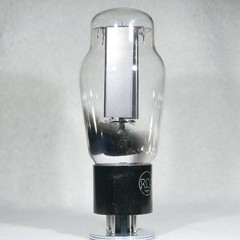 RCA 5U4G Hanging Filament Bottom Getter Smooth Black Plate USA 1942