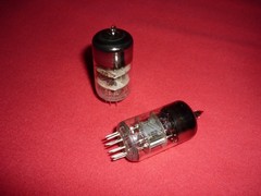 2pcs. 6N3P / 6Н3П ~ 6CC42 Double triode NEW. MILITARY. FOTON. DATE 1958…1959
