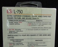 Lot of 2 NEW Sealed SONY ES L-750 DYNAMICRON Blank Beta BETAMAX Recording TAPES