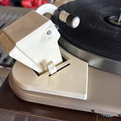 VTG Garrard Laboratory Type A Turntable & Wood Plinth Base WORKS READ! NO COVER
