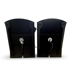 Bose 161 Speakers with Genuine UFS-20 Bose Floor Stands Pair 36” Connects To 123