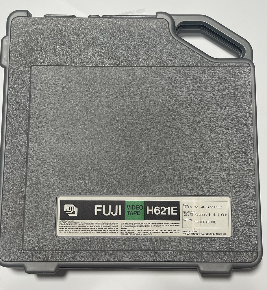 Fuji Video Tape On Reel H621E Unopened Reel