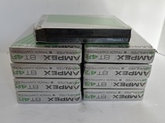 NINE AMPEX 8T42 8 TRACK 42 MINUTES CARTRIDGES | FACTORY SEALED BLANK + 3 8Tracks
