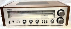 Vintage Silver Face Technics SA-200 Stereo Receiver -Fantastic Shape ! Tested