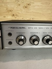 Realistic MPA-20 Solid State PA Amplifier