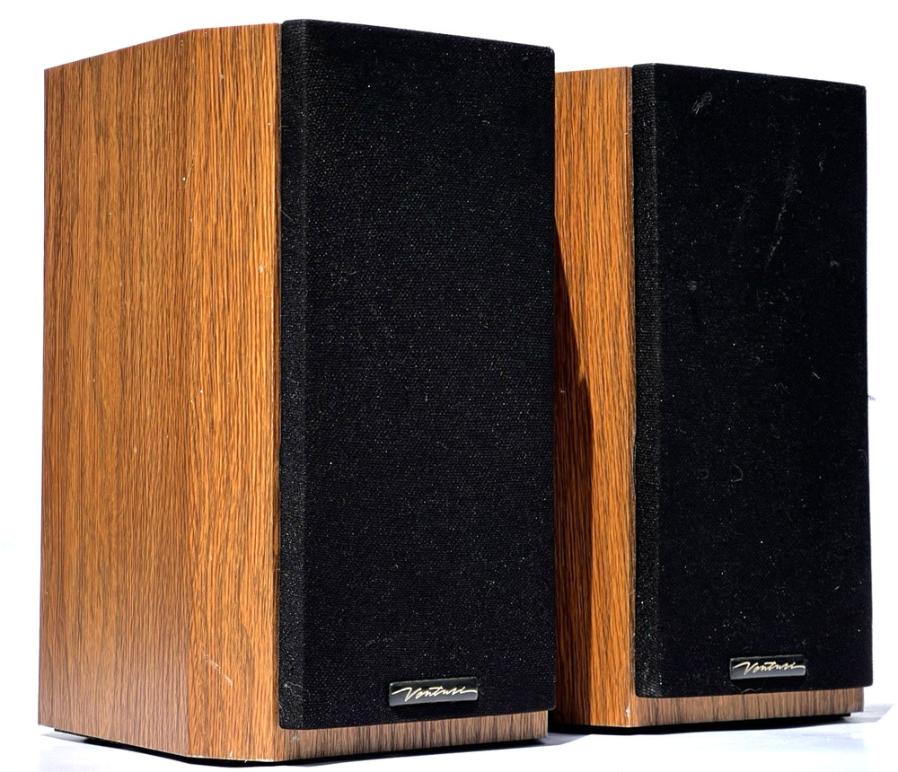 BIC AMERICA VENTURI MODEL V52 2-WAY BOOKSHELF SPEAKERS VINTAGE