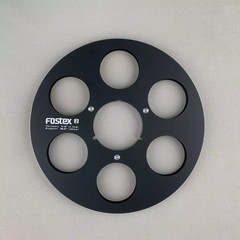 1 Pair Pro 10.5″ FOSTEX Black 1/4″ Aluminium Tape Reels For R2R Tape Recorders