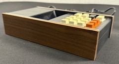 Vintage Garrett 2000 RPN Space Age Faux Wood Desktop Electric Calculator Tested