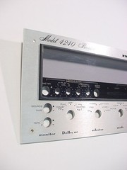 MARANTZ 4240 STEREO QUAD RECEIVER STEREO QUADRADIAL FRONT PANEL FACEPLATE (OEM)
