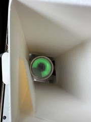 LOT OF 4 – GREEN EYE 1629 VACUUM TUBES – BRAND UNKNOWN – TEST BRIGHT