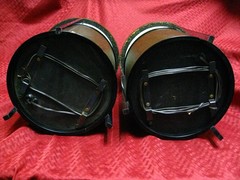 Vintage MCM Pair Zenith Omnidirectional Speakers Circle of Sound 360 degree