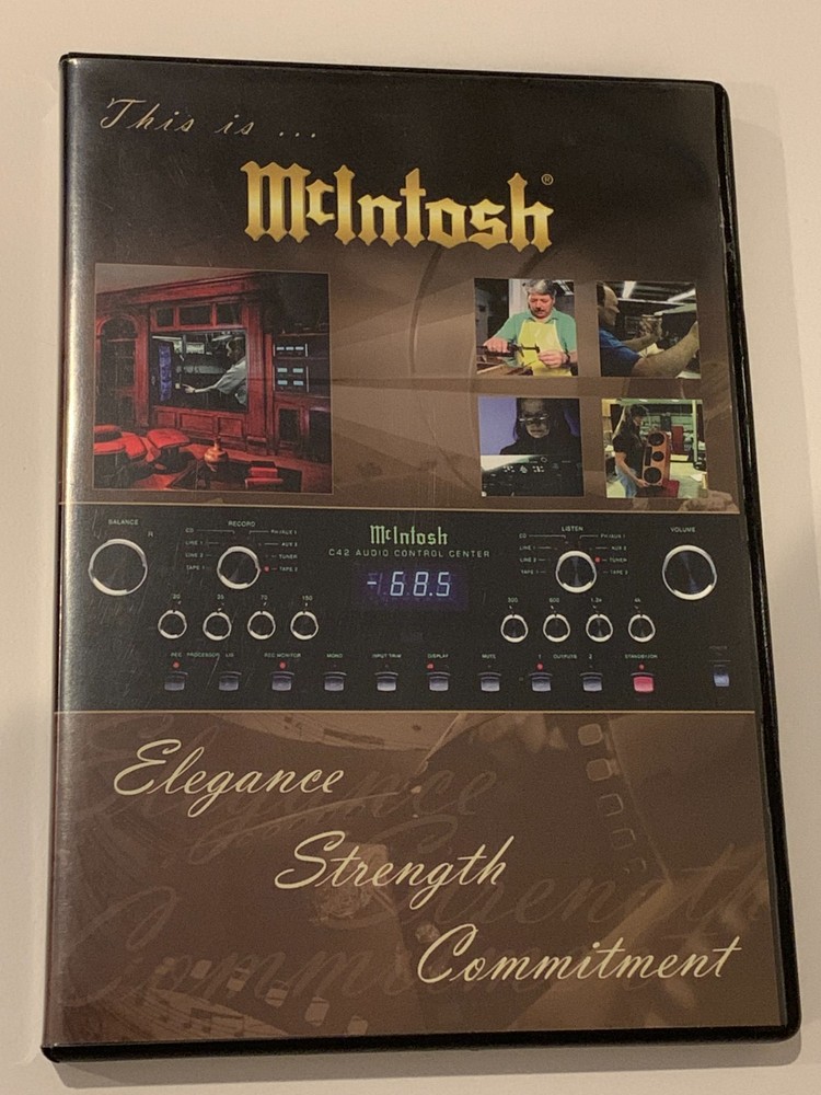 “This Is McIntosh” DVD history of McIntosh 1949 thru 2007 Very Rare Collectable