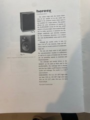 Klipsch Heresy HBR Vintage Classic Speakers (set of two)