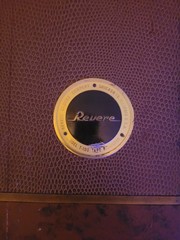 Vintage Revere Model T100 T-100 Reel To Reel Tape Recorder Player W/ Microphone