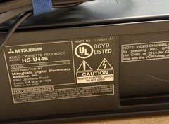 Mitsubishi HS-U446 Hi-Fi VHS VCR Player Recorder Tested And Working No Remote