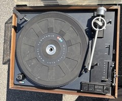 Vintage BIC Model 1000 Electronic Belt Drive Turntable Record Player For Parts