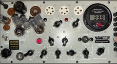 (1) 1950s Blackplate 12AX7 Tubes By Canadian Marconi/GE Tested On TV7-D/U Tester