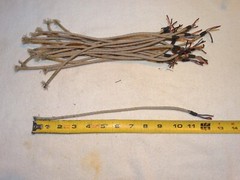 20 pcs 12″ Vintage Cloth Stranded Copper Wire *Tube – Amplifier*(5 Available)