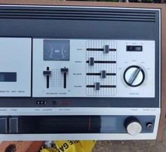 Vintage Hitachi KST3410 Stereo AMFM Receiver Cassette PlayerNo Speakers G2U