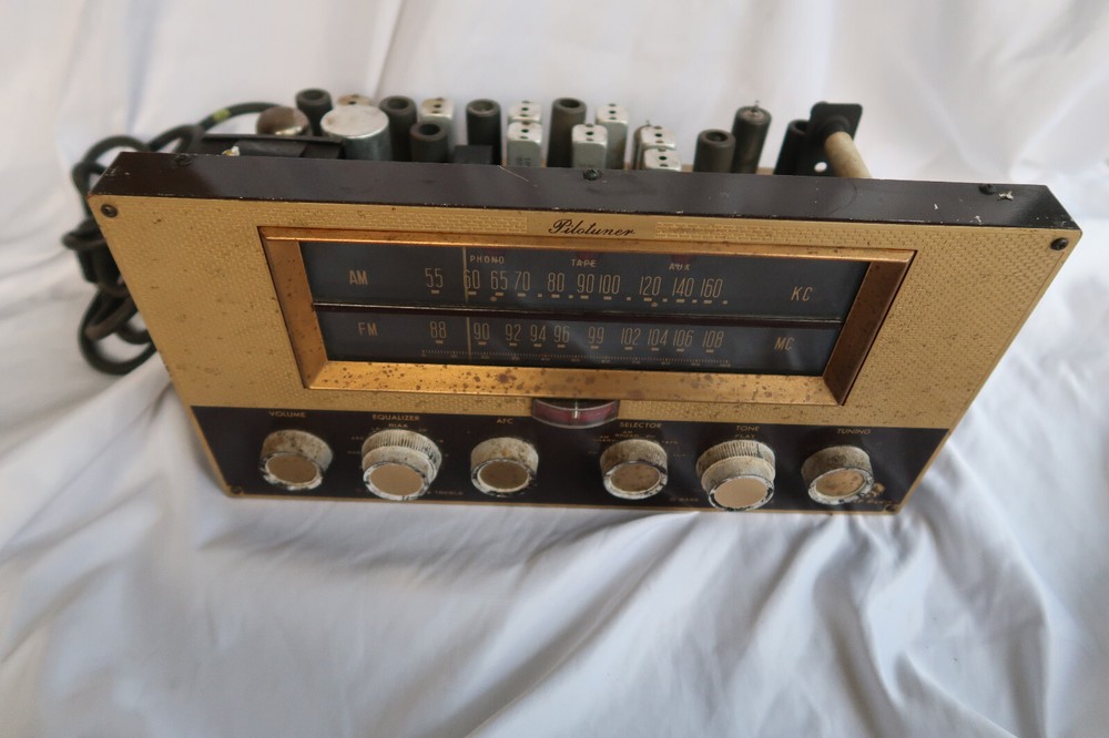 Pilot Pilotuner Tube AF-860 FM Radio Tuner (Powers On, As-Is) [Rare]