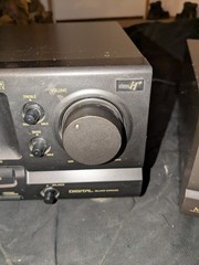 Vintage Technics SA-GX690 Stereo Receiver W/ Matching Sl-pd687 5 Disc Cd Changer