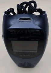 Sony Watchman FDL-221R 2.2″ Color LCD Television Combo FM/AM Radio (BLUE) TESTED