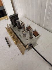 Vintage RCA Stereo Tube Amplifier Single Ended 6BQ5 Outputs