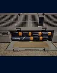 Realistic SCR-6 AM/FM Stereo Cassette Music System Works (Cord Not Included)