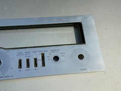 Scott 350RL Receiver Parts – Faceplate in great condition complete w/ glass
