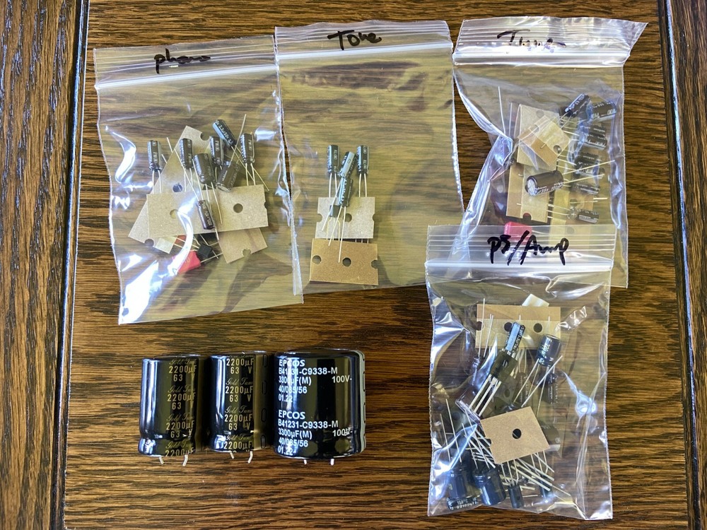 Sherwood S-7100A Complete Rebuild Kit High-Quality Receiver Recap Transistors