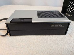 Sears Solid State Cassette Recorder Auto Stop – Portable w/ Case