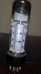EL34 / 6CA7 tube RFT ( SIEMENS ) – SHORT BASE OO SOLID DISC GETTER TV-7 tested