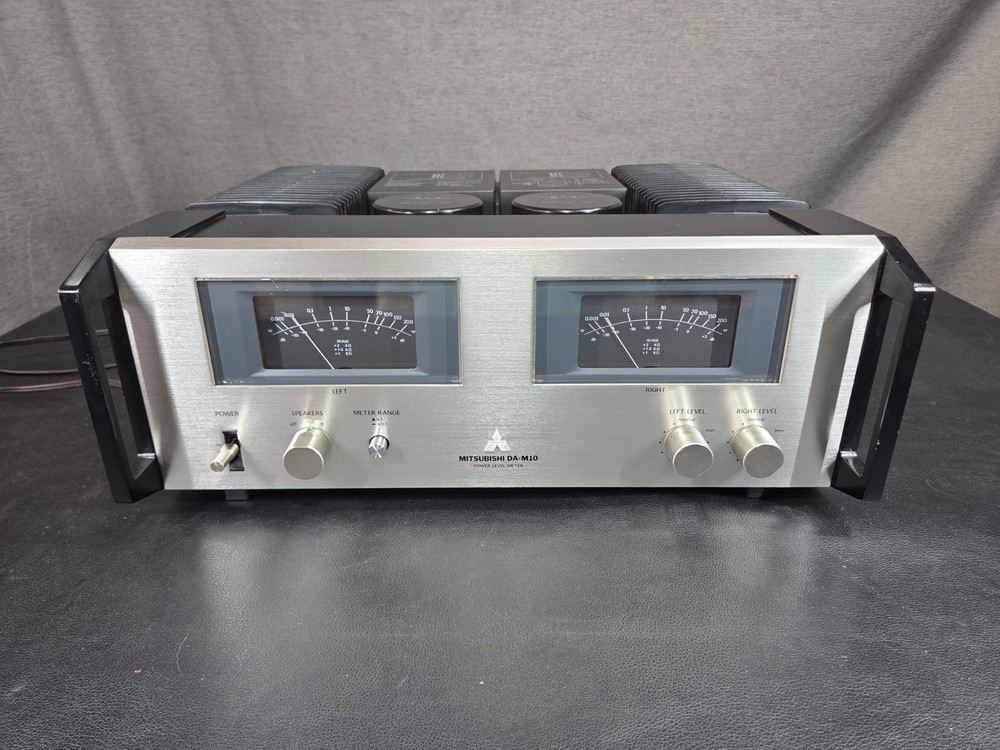 Vintage Mitsubishi DA-M10 Meters w/ DA-A10 Power Amplifier VIDEO DEMO! 🎥📺✅