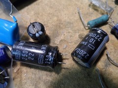 BIG LOT of VINTAGE. DIODES, TRANSISTORS. CAPACITORS COILS… ?? Look to be used