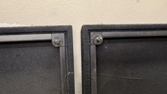 2X OEM Vintage Marantz SP-1200 & Others Speaker BLACK CLOTH GRILLS SEE PICS PLS